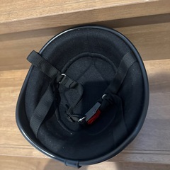 半ヘル　ヘルメット　黒の画像