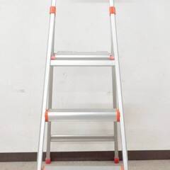 在庫のこり1点！ ★限定入荷★  掘り出し物！NHasegawa 長谷川工業 SRA-8 上枠付き踏台 軽作業用 アルミ製枠付踏台 サルボ 3段の画像