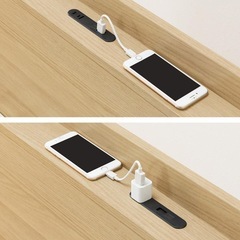 ニトリ　コンセント付 大容量 収納ベッド　シングルサイズの画像