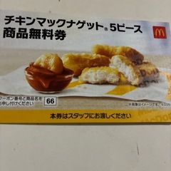 マック サマーチャンスバッグ　クーポンのみの画像