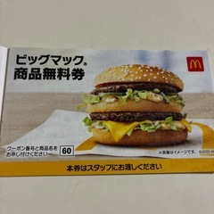 マック サマーチャンスバッグ　クーポンのみの画像