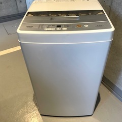 【都内送料無料】一人暮らしアクア洗濯機AQW-S45G 2019年　冷蔵庫もあります　　の画像