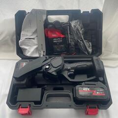 決まりました！【新品】チェーンソー 充電式 電動ノコギリ 替刃付き バッテリー2個付き 片手の画像