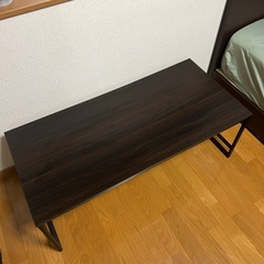  【美品】 ローテーブル木目調ブラウンの画像