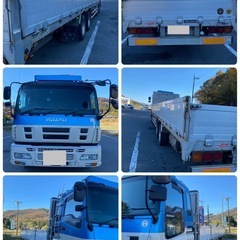 いすゞ ギガ 平ボディ 2009年式 71万km 車検ありの画像