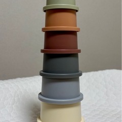 スタッキングカップ　ベビー おもちゃの画像