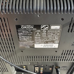 テレビ22型の画像