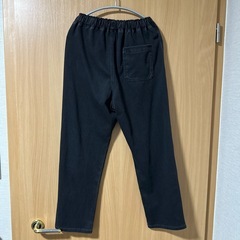 GLOBAL WORK ブラックストレッチデニム風パンツ 150サイズの画像
