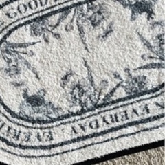 マット、カフェカーテン3枚の画像