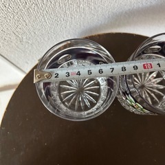 ボヘミアングラス 2個セット　伝統工芸　切子の画像