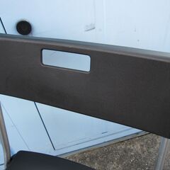 折りたたみイス　ブラック　イケア製　樹脂製　　　　　　　　の画像