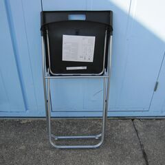 折りたたみイス　ブラック　イケア製　樹脂製　　　　　　　　の画像