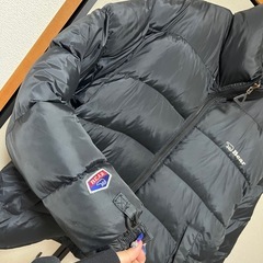 90s ☆ bear ベアー USA リバーシブル ダウンジャケットの画像