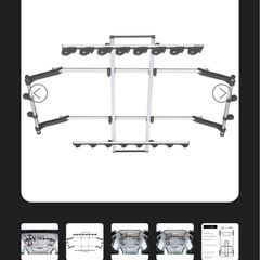 INNO ロッドホルダーデュアル8ワイド IF18 ロッドホルダー　美品の画像