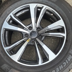 255/60R18 ミシュラン スタッドレス ホイルセット 18×8J 112 5穴 外車用 アウディ Q5の画像