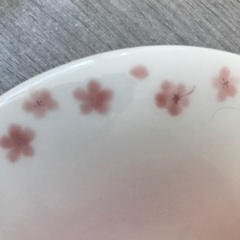 桜柄　平皿　2枚の画像