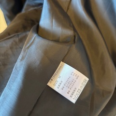 フード付きロングコートの画像