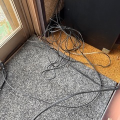 Nationalのカラオケ機とスピーカー、カセットテープのセットの画像