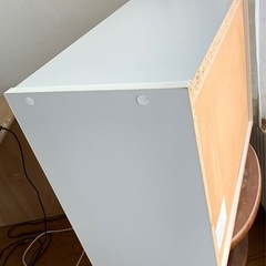 食器棚2段ガラス戸付590x285x442mm
の画像