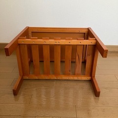 天然木スツールの画像