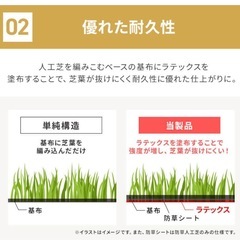 防草人工芝の画像