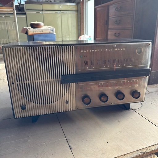 NATIONAL ALL WAVE 真空管　ラジオ アンティーク レトロ
