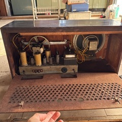 NATIONAL ALL WAVE 真空管　ラジオ アンティーク レトロの画像