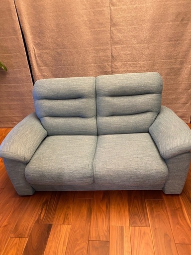 ニトリソファ ターコイズブルー