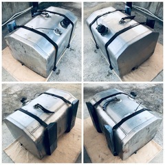 綾川町〜　トラック　300リットル　アルミ燃料タンク　ステー付　宝栄工業の画像