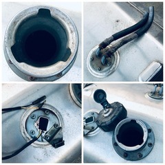 綾川町〜　トラック　300リットル　アルミ燃料タンク　ステー付　宝栄工業の画像