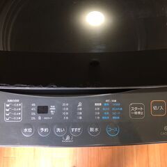 洗濯機 6㎏ コンフィー(COMFEE') 全自動洗濯機 2024年製 CAC06EW60/T-S1　一人暮らし 風乾燥 コンパクト 除菌 8つの洗濯コース ステンレス槽 ガラスドア  1-3人用の画像