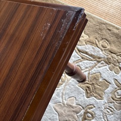 昭和レトロ　木製　センターテーブル　ローテーブルの画像