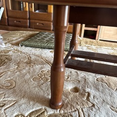 昭和レトロ　木製　センターテーブル　ローテーブルの画像