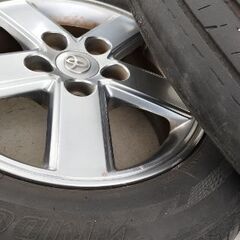 トヨタ純正アルミホイール＋夏タイヤ４本セットの画像