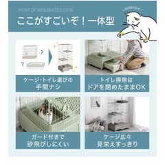 猫ゲージ　３段(段数変更可能)の画像