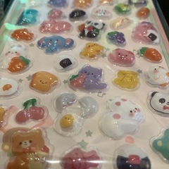 ぷくぷくシール2種類セットの画像