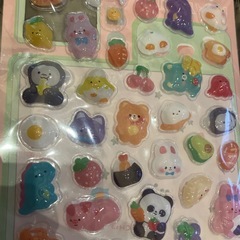 ぷくぷくシール2種類セットの画像