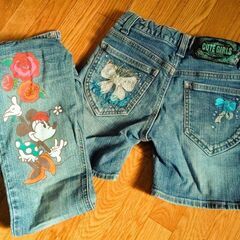 子供服140㎝～150㎝まとめ売り　ズボン　ボトム　デニム　ジーパンの画像