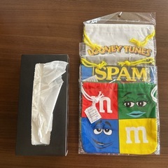 巾着袋 SPAM エムアンドエムズ ルーニーチューンズの画像