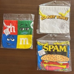 巾着袋 SPAM エムアンドエムズ ルーニーチューンズの画像