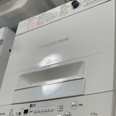 送料・設置込み可　洗濯機　4.5kg TOSHIBA 2019年【分解クリーニング済み】の画像