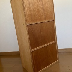 ★20%引！★あると便利な扉付き3段ボックスの画像
