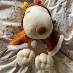 スヌーピー クリスマスメロディー ぬいぐるみの画像