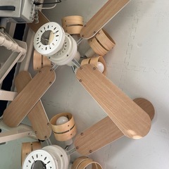 シーリングファンライト、２個SETの画像