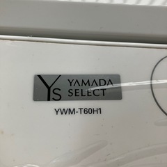 6kg洗濯機　ヤマダ　YAMADA YWM-T60H1 2021年製　の画像