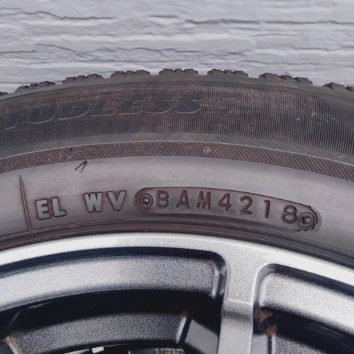 195/60R16 スタッドレス BRIDGESTONE VRX2 2018年 ホイールセット