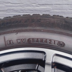 195/60R16 スタッドレス BRIDGESTONE VRX2 2018年 ホイールセットの画像