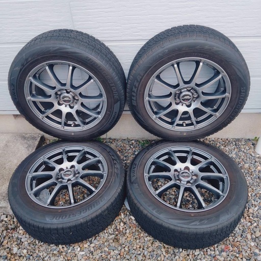 195/60R16 スタッドレス BRIDGESTONE VRX2 2018年 ホイールセット