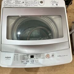 AQUA 洗濯機 AQW-GS50SH 2020年製 5キロ 単身向けの画像