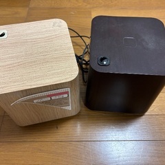 新品の加湿器（ブラウン）の画像